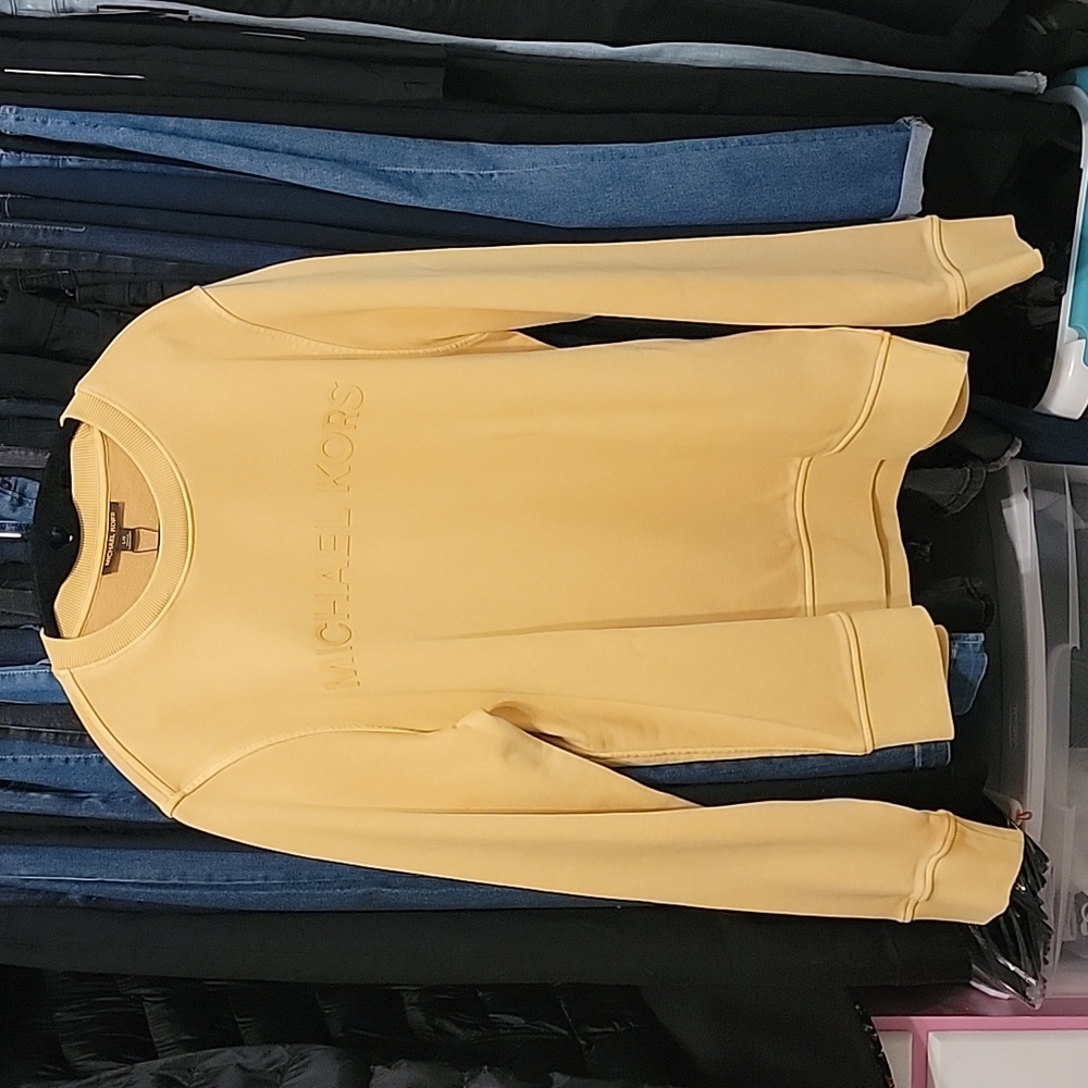 Michael Kors Daisy Yellow Sweater